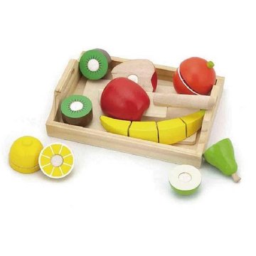 Игрушечные продукты Viga Toys Нарезанные фрукты из дерева (58806) 58806 фото