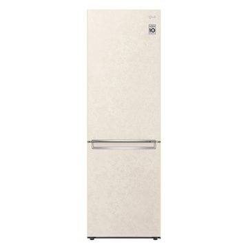 Холодильник LG з нижн. мороз., 186x60х68, холод.відд.-234л, мороз.відд.-107л, 2дв., А++, NF, інв., диспл внутр., зона св-ті, бежевий GW-B459SECM GW-B459SECM фото
