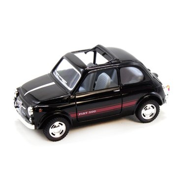 Колекційна іграшкова модель FIAT 500 інерційна Чорний (KT5004W(Black)) KT5004W(Black) фото