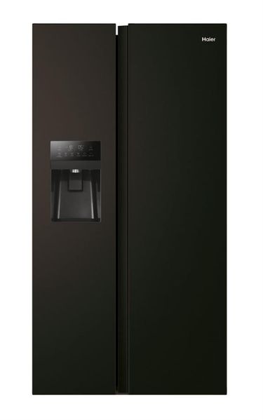 Холодильник Haier SBS, 177.5x90.8х65.9, холод.відд.-337л, мороз.відд.-167л, 2дв., А+, NF, інв., дисплей, льодогенератор, чорний (HSR5918DIPB) HSR5918DIPB фото