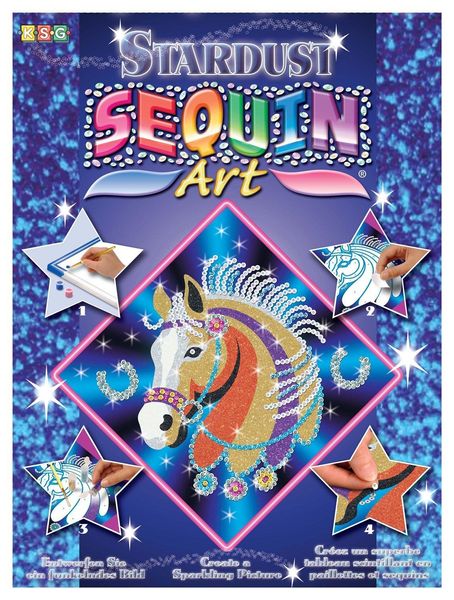 Набор для творчества Sequin Art STARDUST Horse SA1314 - Уцінка SA1314 фото