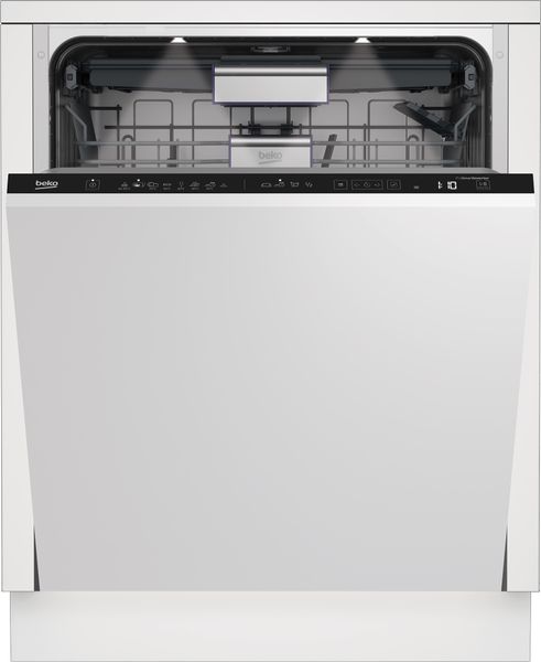 Посудомийна машина Beko вбудовувана, 15компл., A++, 60см, дисплей, 3й кошик, білий (DIN48534) DIN48534 фото