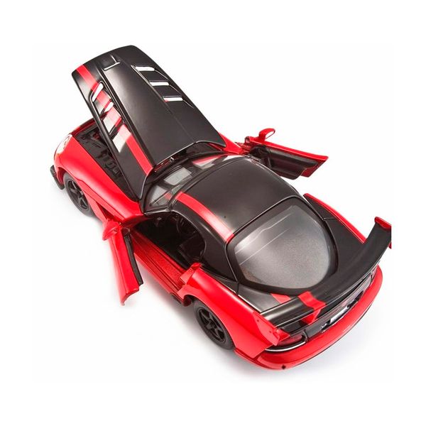 Автомодель - DODGE VIPER SRT10 ACR (ассорті помаранч-чорн металік, червоно-чорн металік, 1:24) 18-22114 фото