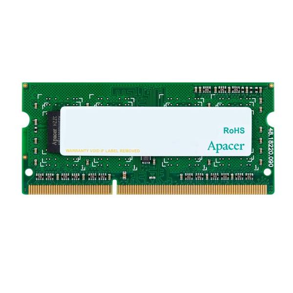 Память ноутбука Apacer DDR3 4GB 1600 1.35/1.5V (DV.04G2K.KAM) DV.04G2K.KAM фото