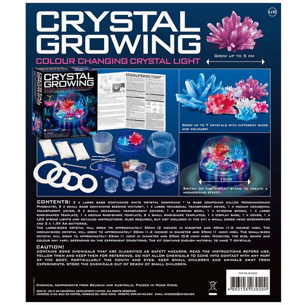 Набор для выращивания кристаллов 4M с подсветкой (00-03920/US) 00-03920/US фото