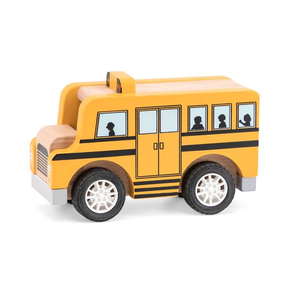 Дерев'яна машинка Viga Toys Шкільний автобус (44514) 44514 фото