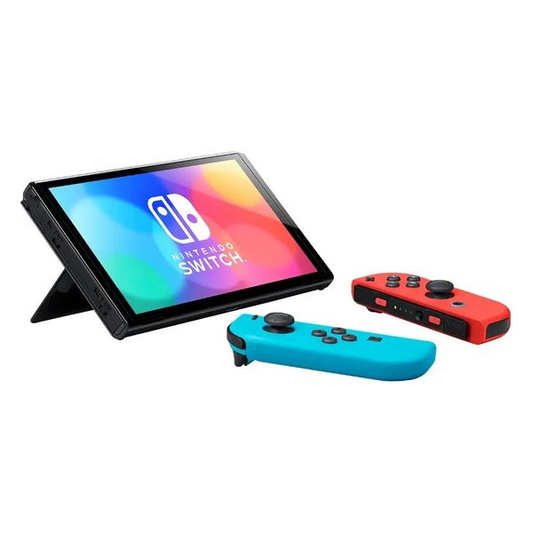 Игровая консоль Nintendo Switch OLED (красный и синий) 045496453442 фото