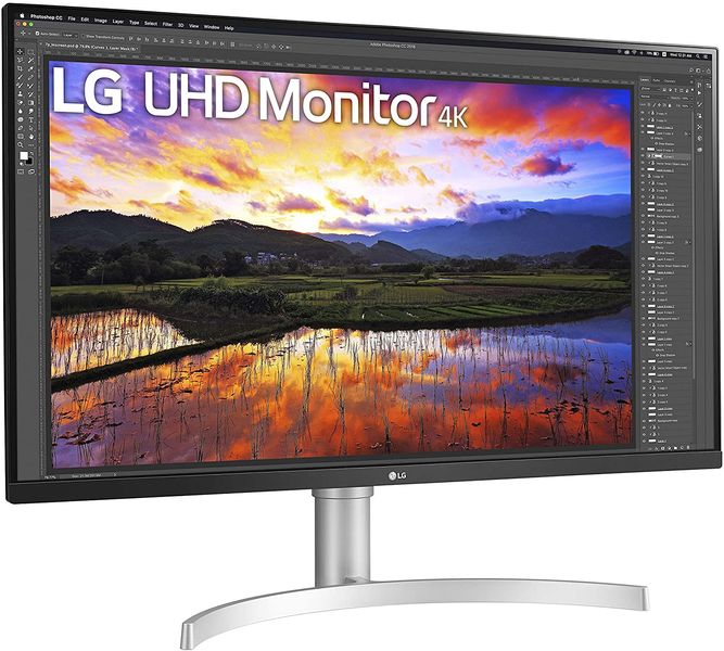 Монитор LG 31.5" 32UN650-W 2x HDMI, DP, MM, IPS, 3840x2160, DCI-P3 95%, FreeSync, HDR10 32UN650-W фото