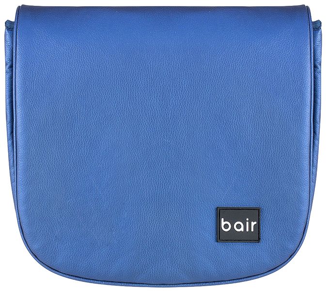 Коляска 2 в 1 Bair Polo (Silver) шкіра 100% 38S темно-синій (перламутр) (625163) 625157 фото