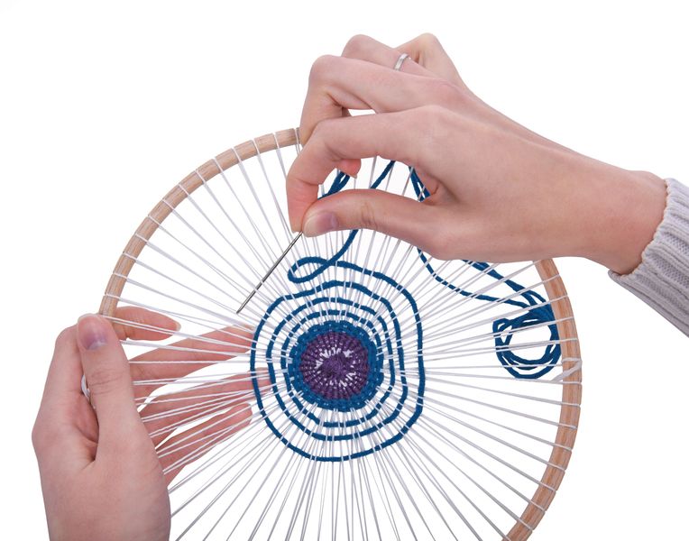 Набор для рукоделия Рамка плетения (круглая) Nic NIC540017 - Уцінка NIC540017 фото