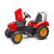 Дитячий трактор на педалях з причепом Falk (колір - червоний) (2020AB)