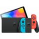 Игровая консоль Nintendo Switch OLED (красный и синий)