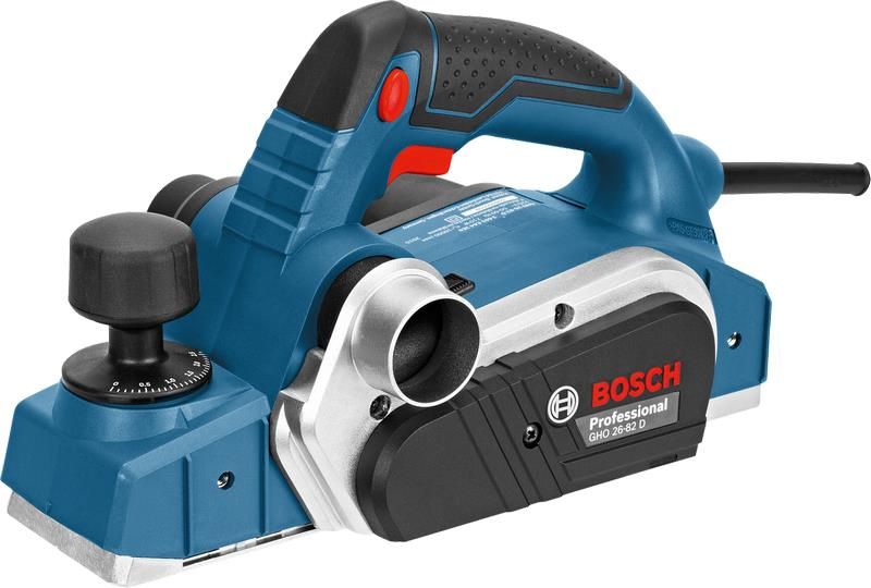 Рубанок Bosch GHO 26-82 D, 710Вт, 82мм, строгание до 2.6мм, 2.6 кг 0.601.5A4.301 фото