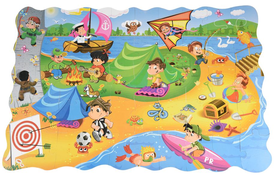 Пазл-раскраска Солнечный пляж Same Toy (2031Ut) 2031Ut фото