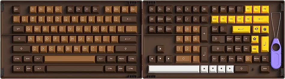 Набір кейкапів Akko Chocolate ASA Fullset Keycaps 6925758615044 фото