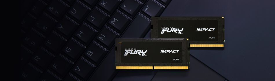Пам'ять ноутбука Kingston DDR5 64GB KIT (32GBx2) 4800 FURY Impact (KF548S38IBK2-64) KF548S38IBK2-64 фото