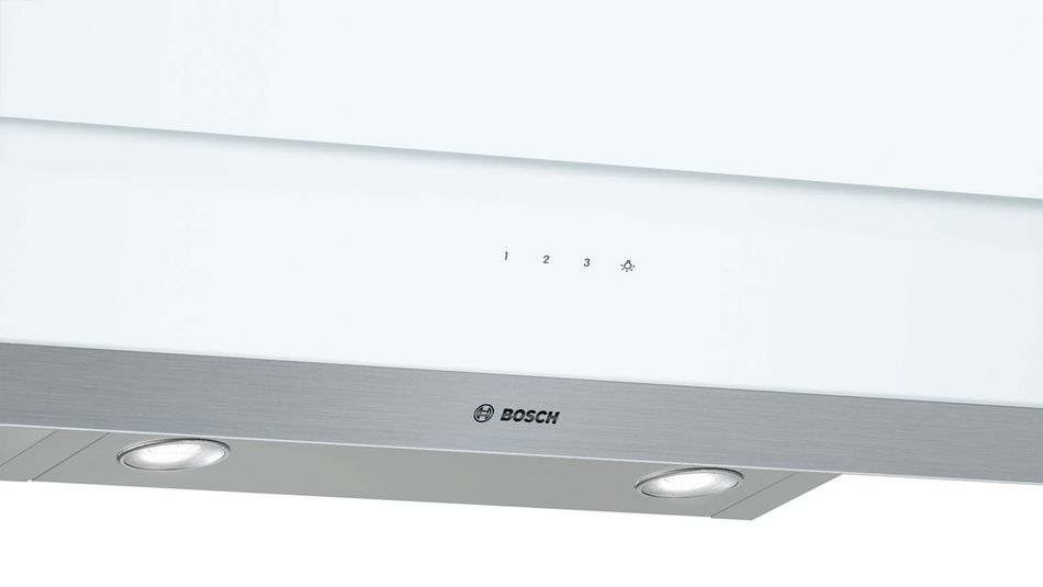 Вытяжка Bosch наклонная, 60см, 530м3ч, белый (DWK065G20R) DWK065G20R фото