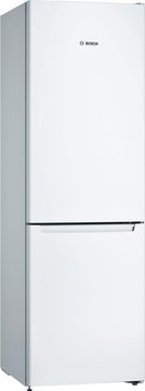 Холодильник Bosch з нижн. мороз., 186x60x66, xолод.відд.-215л, мороз.відд.-87л, 2дв., А++, NF, білий KGN36NW306 KGN36NW306 фото
