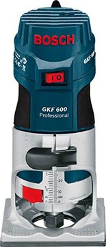 Фрезер Bosch GKF 600, 600Вт, цанга 6 та 8мм, 33000об/хв, 0.89кг 0.601.60A.100 фото