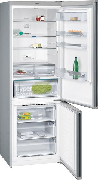 Холодильник Siemens з нижньою морозильною камерою - 203x70x67/No-frost/435л/А++/білий (KG49NLW30U) KG49NLW30U фото