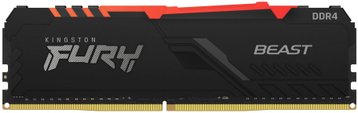 Пам'ять ПК Kingston DDR4 32GB 3600 FURY Beast RGB (KF436C18BBA/32) KF436C18BBA/32 фото