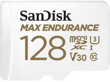 Карта пам'яті SanDisk microSD 128GB C10 UHS-I U3 V30 R100/W40MB/s Max Endurance (SDSQQVR-128G-GN6IA) SDSQQVR-128G-GN6IA фото