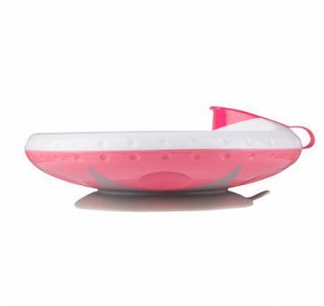 Мисочка с присоской и подогревателем пищи (Розовый) "BabyOno" (1070/02) 1070/02 фото