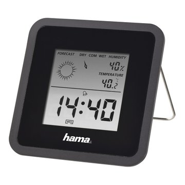 Термометр/гігрометр Hama TH-50 Black 00186370 00186370 фото