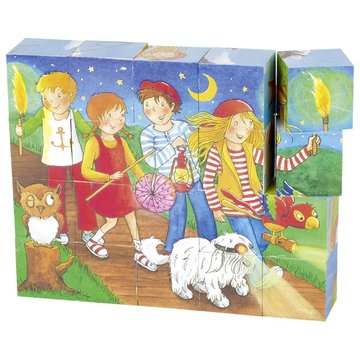 Кубики дерев'яні Peggy Diggledey Goki 57738G