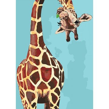 Картина по номерам "Весёлый жираф" , 40*50 см (KHO4061) KHO4061 фото