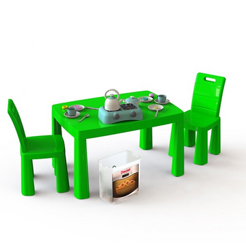 Кухня дитяча DOLONI-TOYS 04670/1 (34 предмети, стіл + 2 стільці) 04670/2 04670 фото