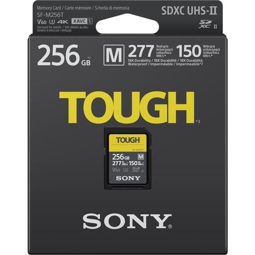 Карта памяти Sony 256GB SDXC C10 UHS-II U3 ​​V60 R277 / W150MB / s Tough (SFM256T.SYM) SFM256T.SYM фото