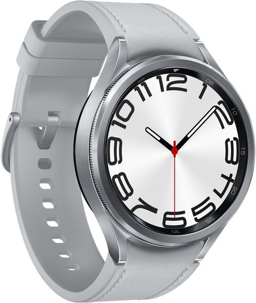Смарт-годинник Samsung Galaxy Watch 6 Classic 47mm (R960) 1.47", 480x480, sAMOLED, BT 5.3, NFC, 2/16GB, сріблястий SM-R960NZSASEK фото