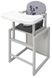 Стульчик-трансформер Babyroom Пеппи-250 серый серый/графит (панда) (680978)