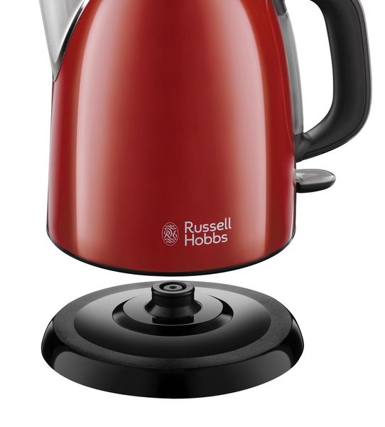 Електрочайник Russell Hobbs Colours Plus Mini, 1л, метал , червоно-чорний (24992-70) 24992-70 фото