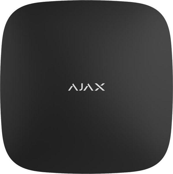 Интеллектуальная централь Ajax Hub Plus черная (GSM+Ethernet+Wi-Fi+3G) 000012233 - Уцінка 000012233 фото