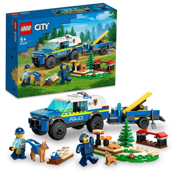 Конструктор LEGO City Мобильная площадка для дрессировки полицейских собак (60369) 60369 фото