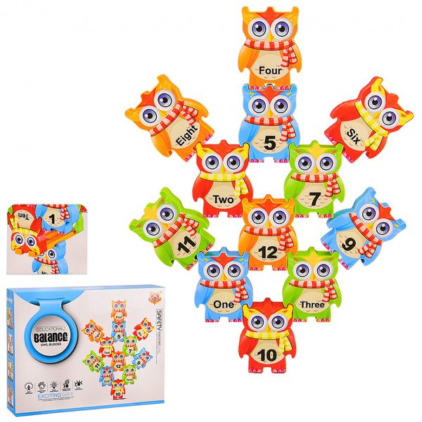 Детский игровой набор "Балансирующие блоки" S239, 12 блоков в в наборе S239 фото