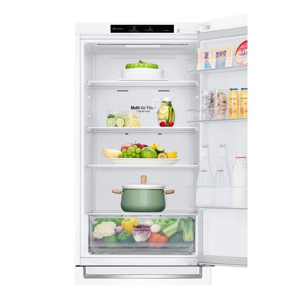 Холодильник LG з нижн. мороз., 186x60х68, холод.відд.-234л, мороз.відд.-107л, 2дв., А++, NF, інв., диспл внутр., зона св-ті, білий (GW-B459SQLM) GW-B459SQLM фото