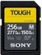 Карта памяти Sony 256GB SDXC C10 UHS-II U3 ​​V60 R277 / W150MB / s Tough (SFM256T.SYM)