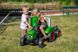 Детский трактор на педалях с прицепом Falk (цвет – зеленый) (2021AB)