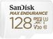 Карта пам'яті SanDisk microSD 128GB C10 UHS-I U3 V30 R100/W40MB/s Max Endurance (SDSQQVR-128G-GN6IA)