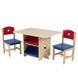 Детский стол с ящиками и двумя стульями KidKraft Star Table & Chair Set (26912)