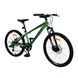 Велосипед подростковый 2-х колёсный 24" (RL7T) LIKE2BIKE Nitro, зелёный матовый A212408 фото
