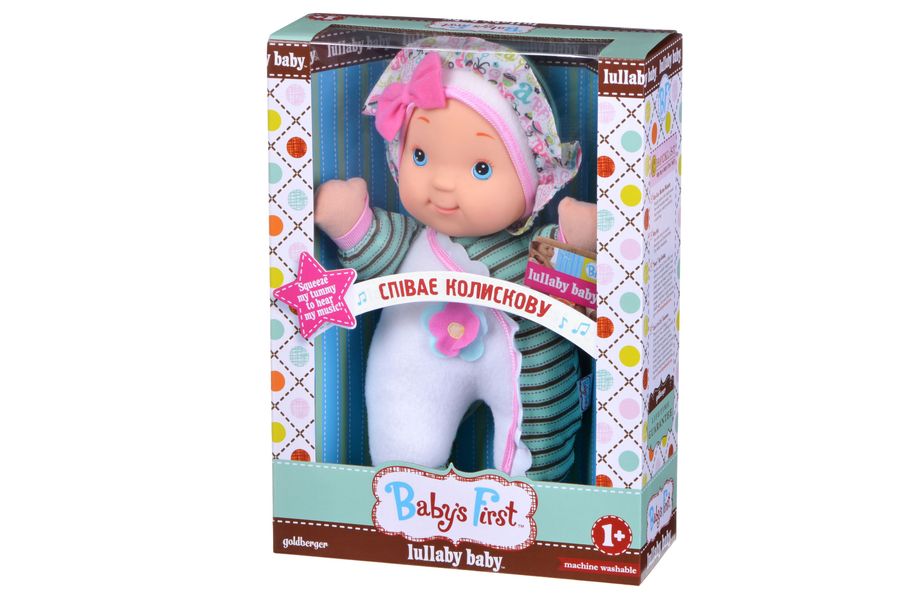 Лялька Lullaby Baby Колискова (зелений) Baby's First 71290-2 - Уцінка 71290-2 фото