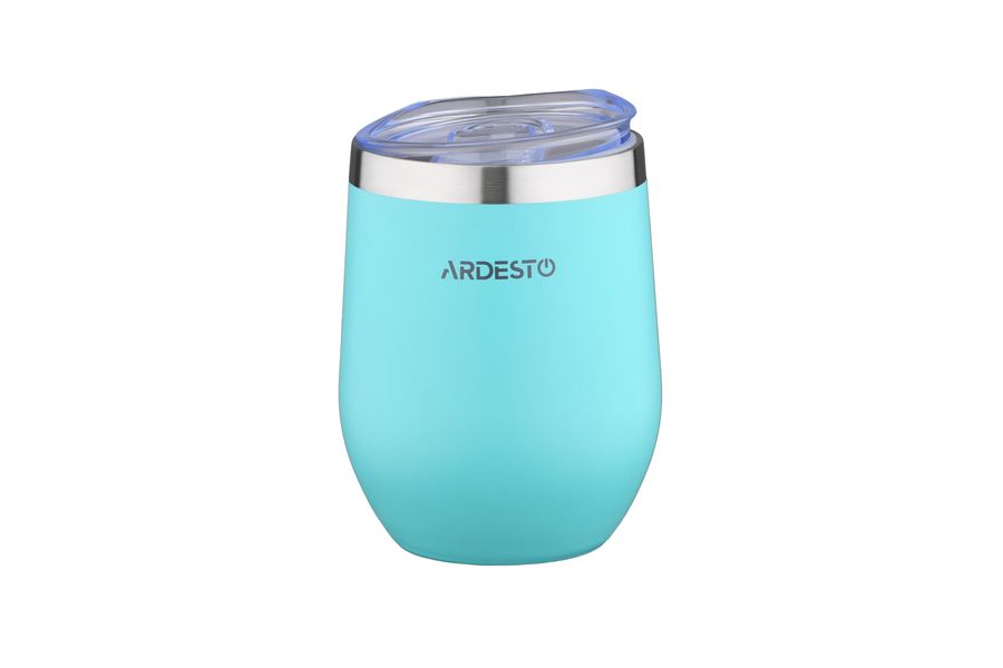 Термокружка Ardesto Compact Mug 350 мл, нержавеющая сталь, голубой AR2635MMS AR2635MM фото