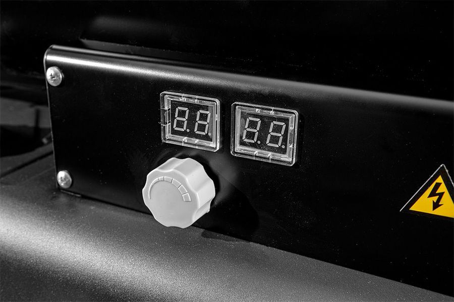 Теплова гармата дизель/гас Neo Tools, 50кВт, 1100м куб./г, прямого нагріву, бак 50л, витрата 4.7л/г, IPX4, колеса - Уцінка 90-082 фото