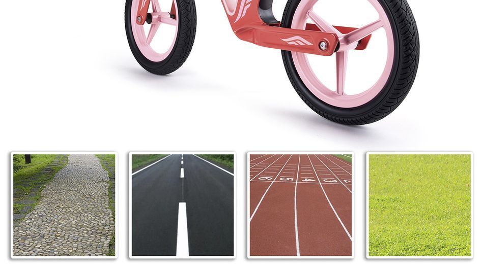 Беговел Hape Новое исследование двухколесный розовый (E8653) E1080 фото