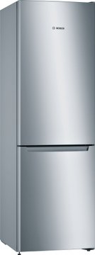 Холодильник Bosch з нижн. мороз., 186x60x66, xолод.відд.-215л, мороз.відд.-87л, 2дв., А++, NF, нерж KGN36NL306 KGN36NL306 фото