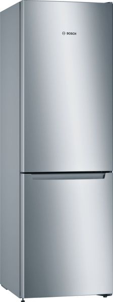 Холодильник Bosch з нижн. мороз., 186x60x66, xолод.відд.-215л, мороз.відд.-87л, 2дв., А++, NF, нерж (KGN36NL306) KGN36NL306 фото